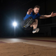 The long jumper Markus Rehm at Össur's facility in Reykjavik